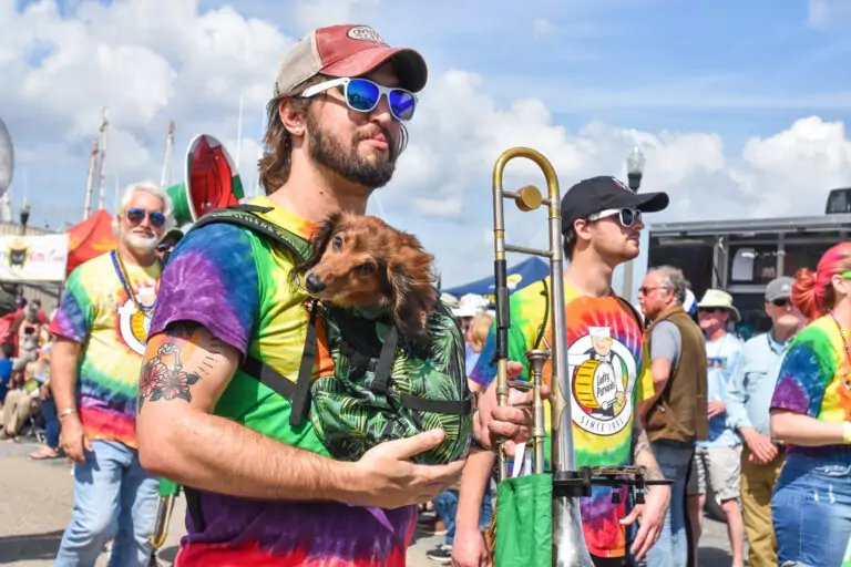 Uncle John’s hounds: Mardi Gras parade brings good vibes