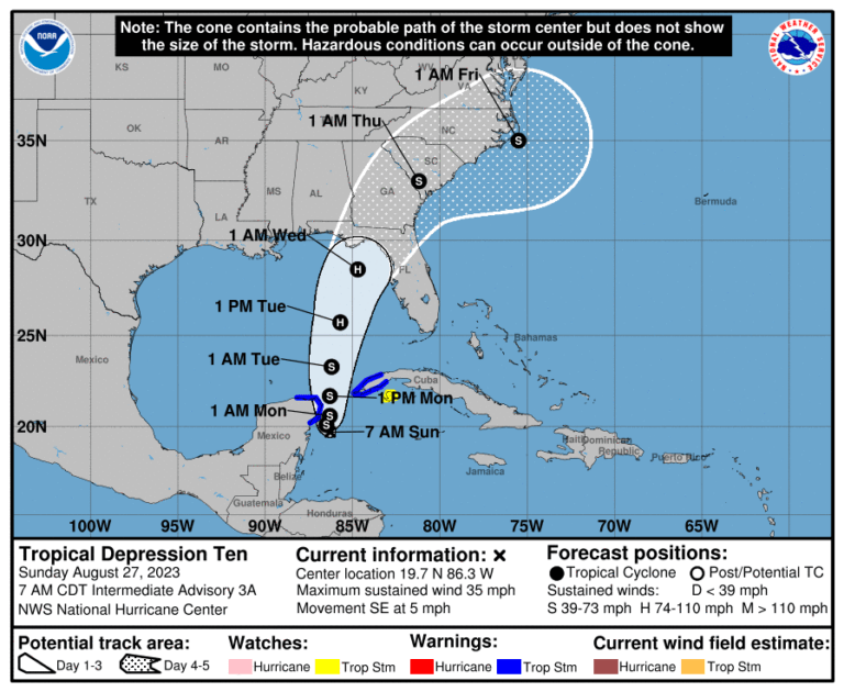 Expected hurricane could have local impacts next week