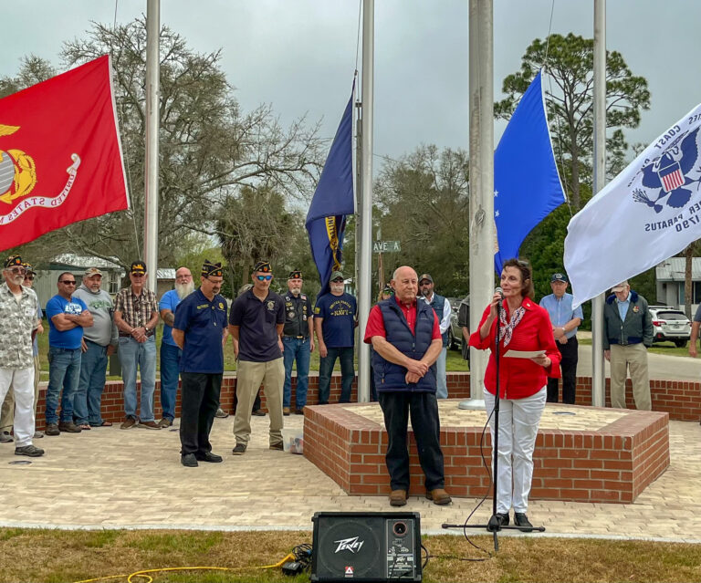 Carrabelle dedicates new veterans memorial
