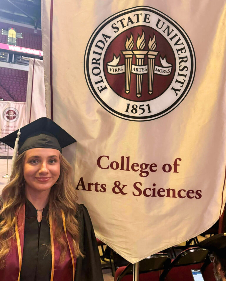 Melanie Collins graduates from Florida State