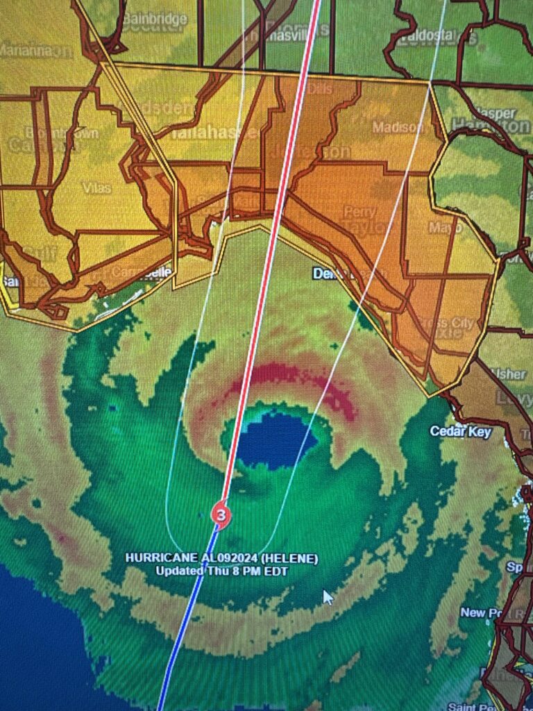 UPDATE: Helene makes landfall as Cat 4