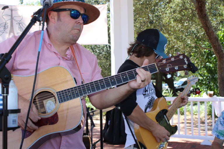 Music swings on Apalachicola porches